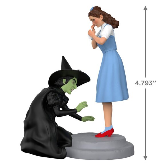 New! Wizard of Oz Wicked Witch & Dorothy Hallmark Keepsake Christmas Ornament - Picture 3 of 5